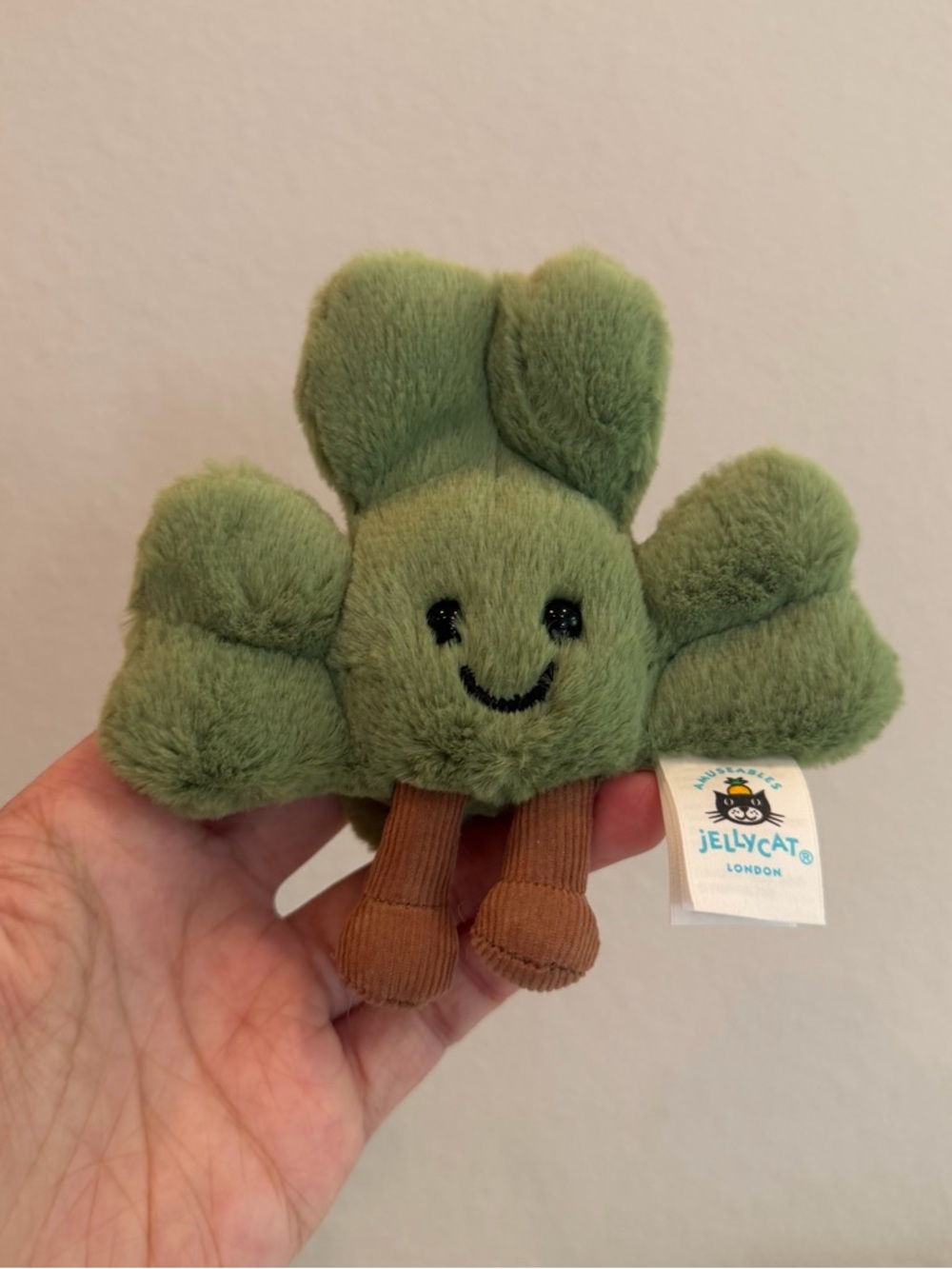 Jellycat Amuseables Siofra Shamrock Bag Charm